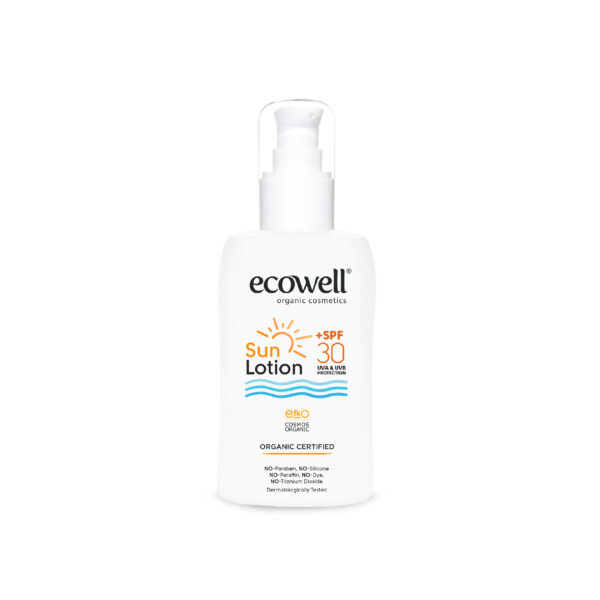 Ecowell Organic Certified Sun Lotion SPF 30 – 100ml