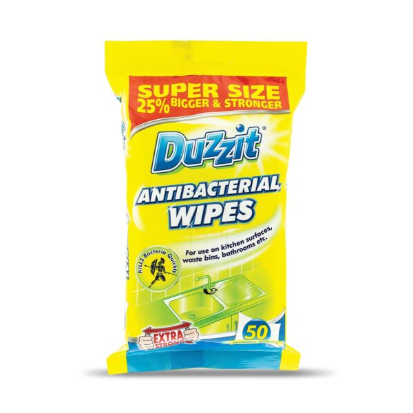 Duzzit Antibacterial Wipes 50PK
