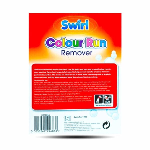 Fabric Magic Colour Run Remover 12 Sheets - Image 2