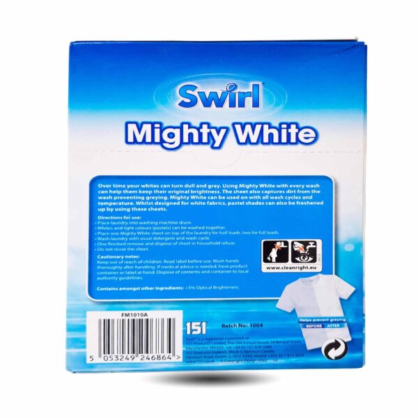 Swirl Mighty White 12 Sheets - Image 2