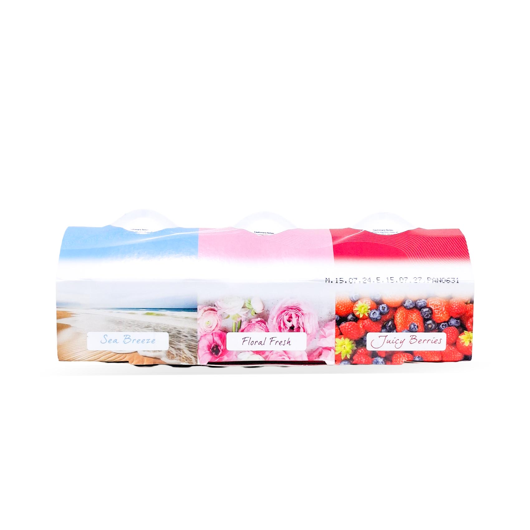Pan Aroma Mini Gel Air Freshener Assorted Scent 3pk - Image 3
