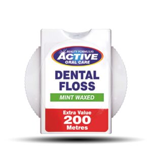 Active Dental Floss Mint Waxed 200Mt
