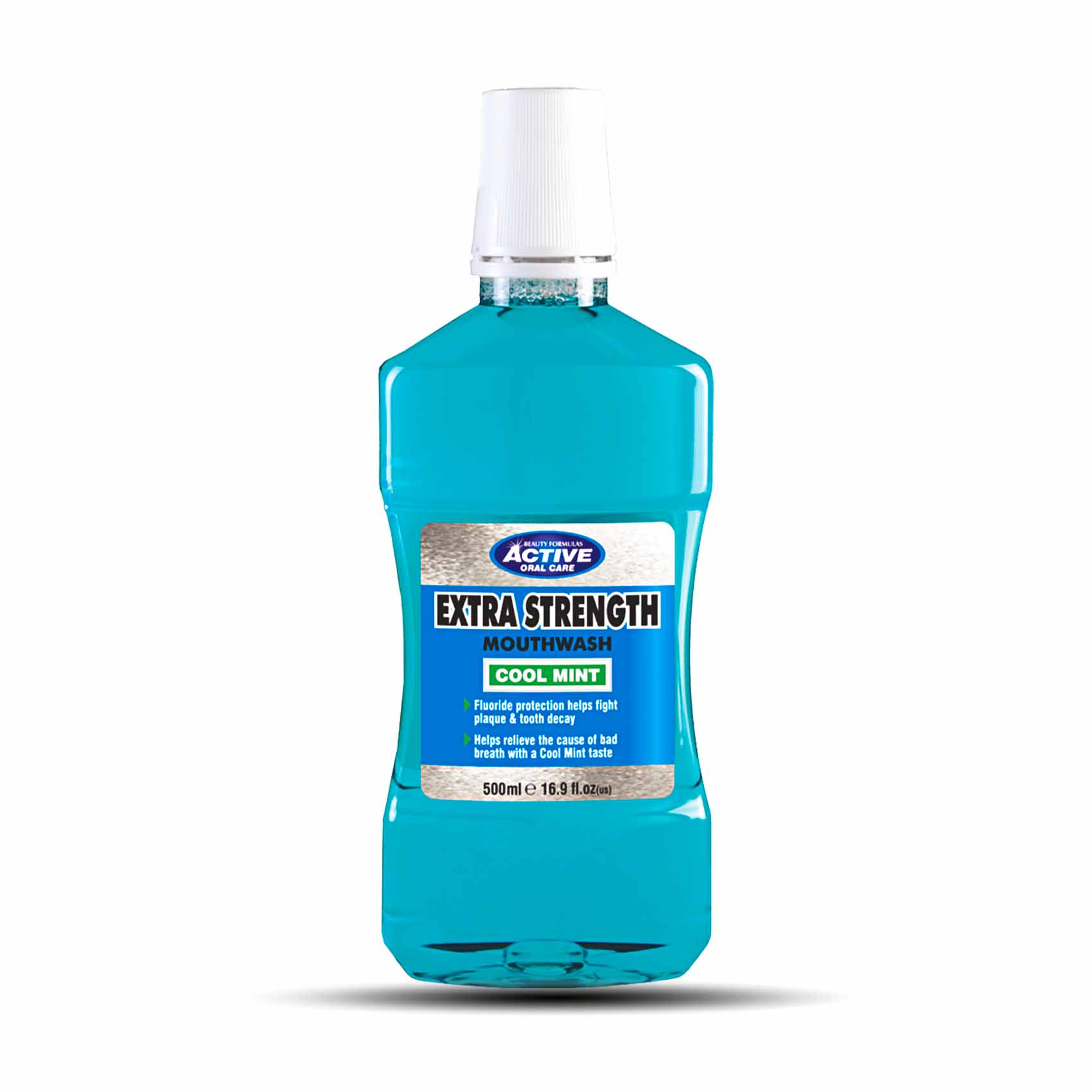 Active Mouthwash Extra Strength Cool Mint 500Ml