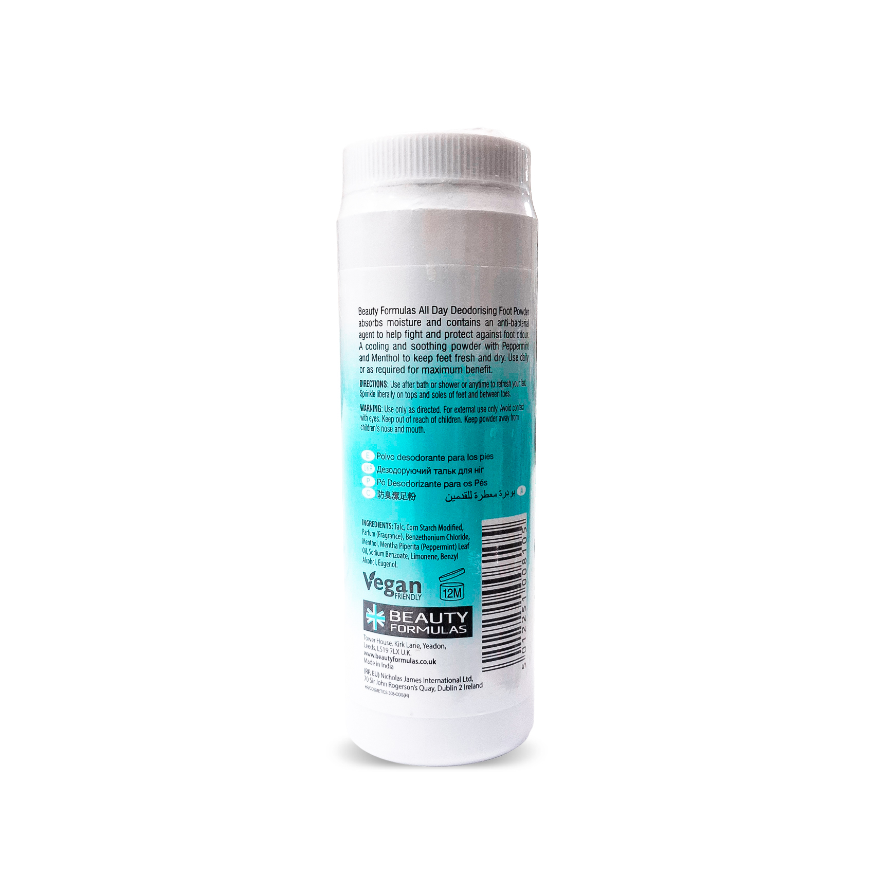 Beauty Formulas Deodorising Foot Powder 100G - Image 2