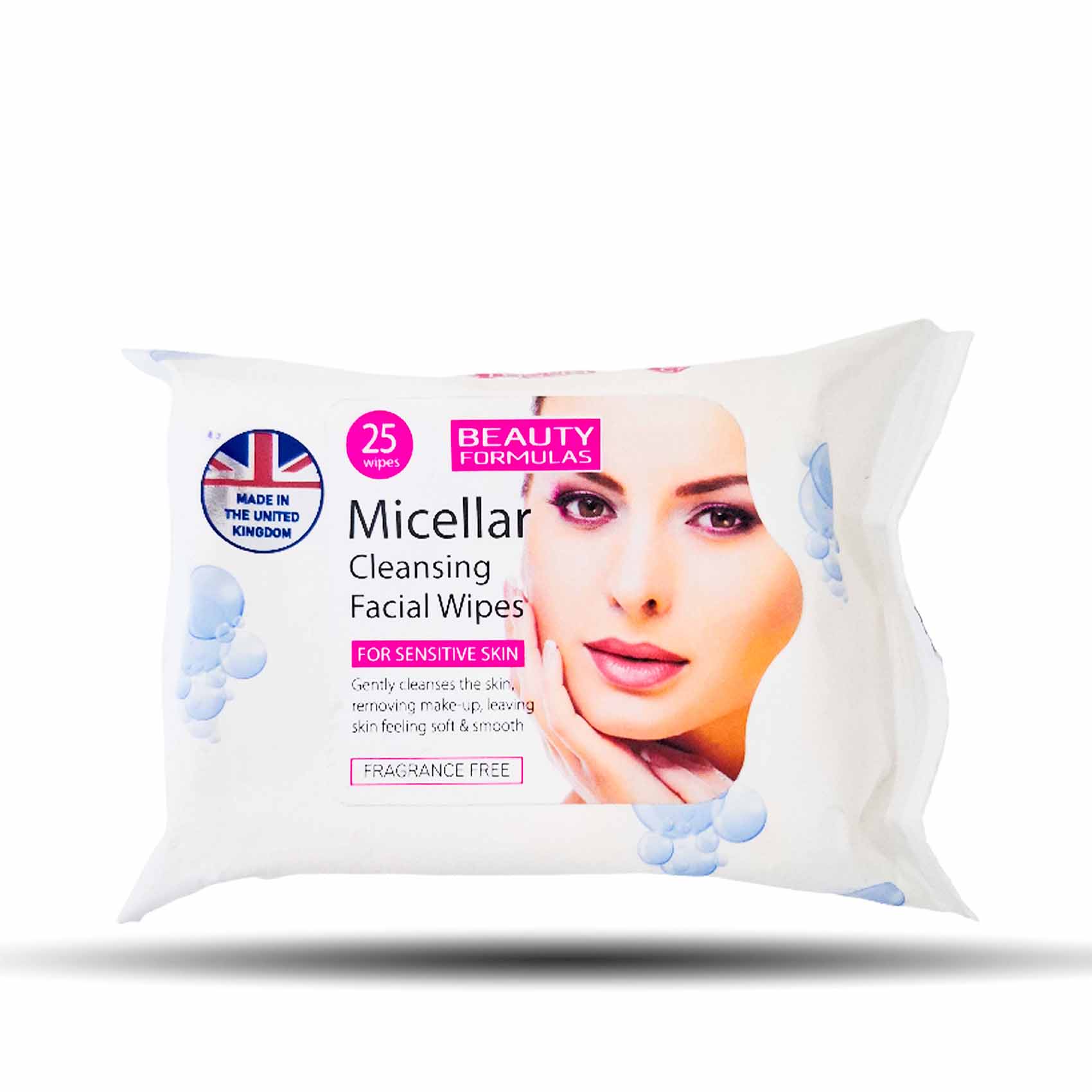 Beauty Formulas Micellar Cleansing Facial Wipes 25'S