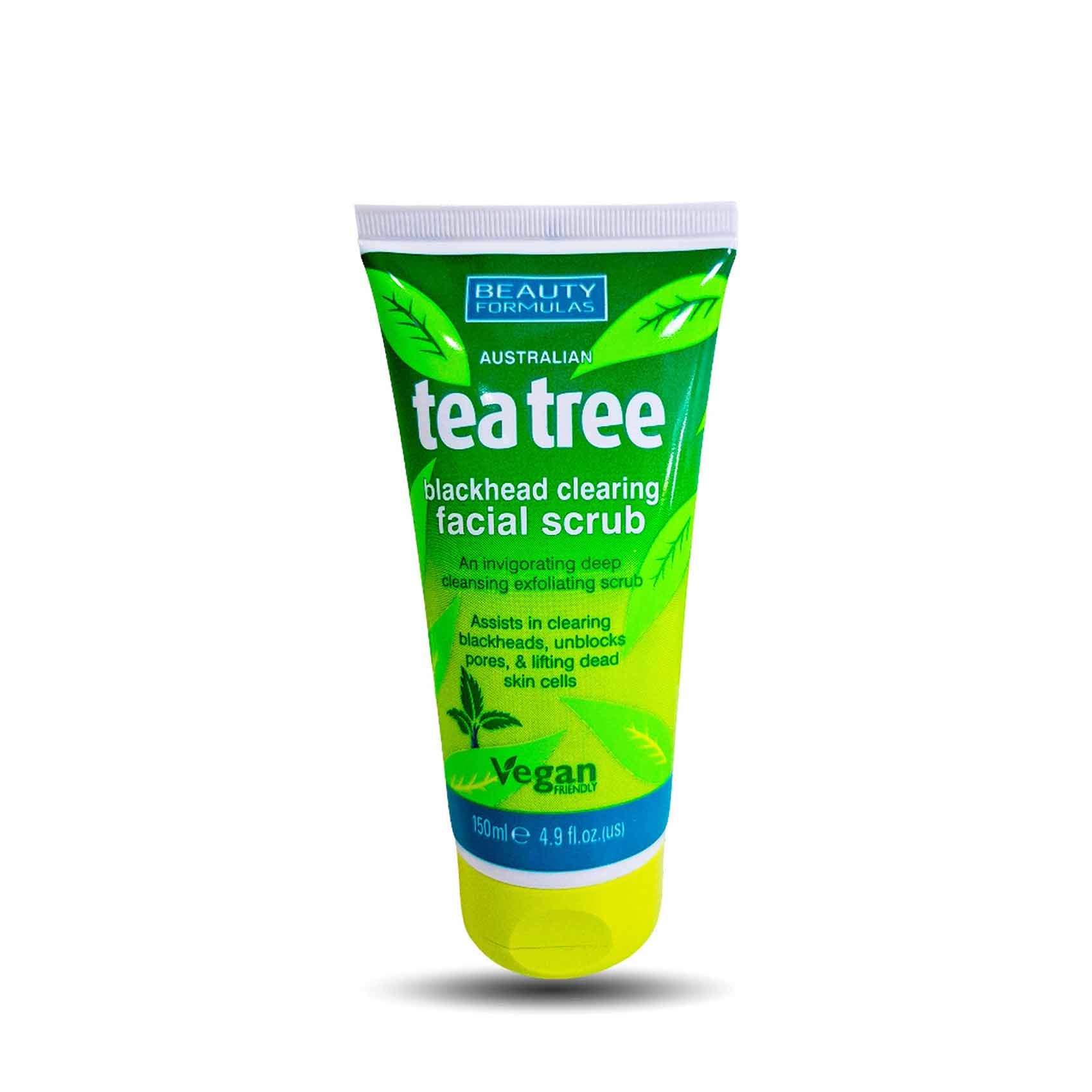 Beauty Formulas Tea Tree Facial Scrub 150Ml