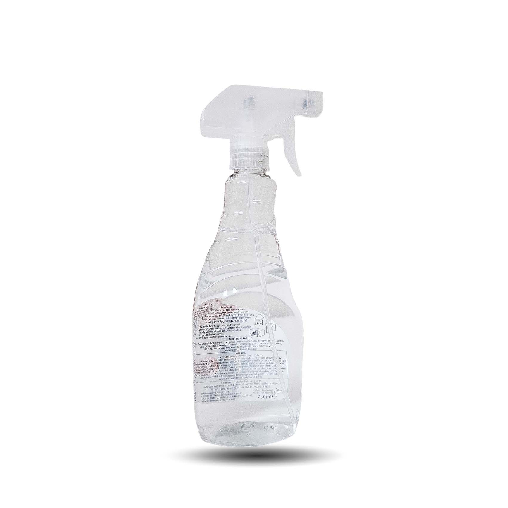 Dr. Johnsons Antibacterial Cleanser Trigger Spray 750Ml - Image 2