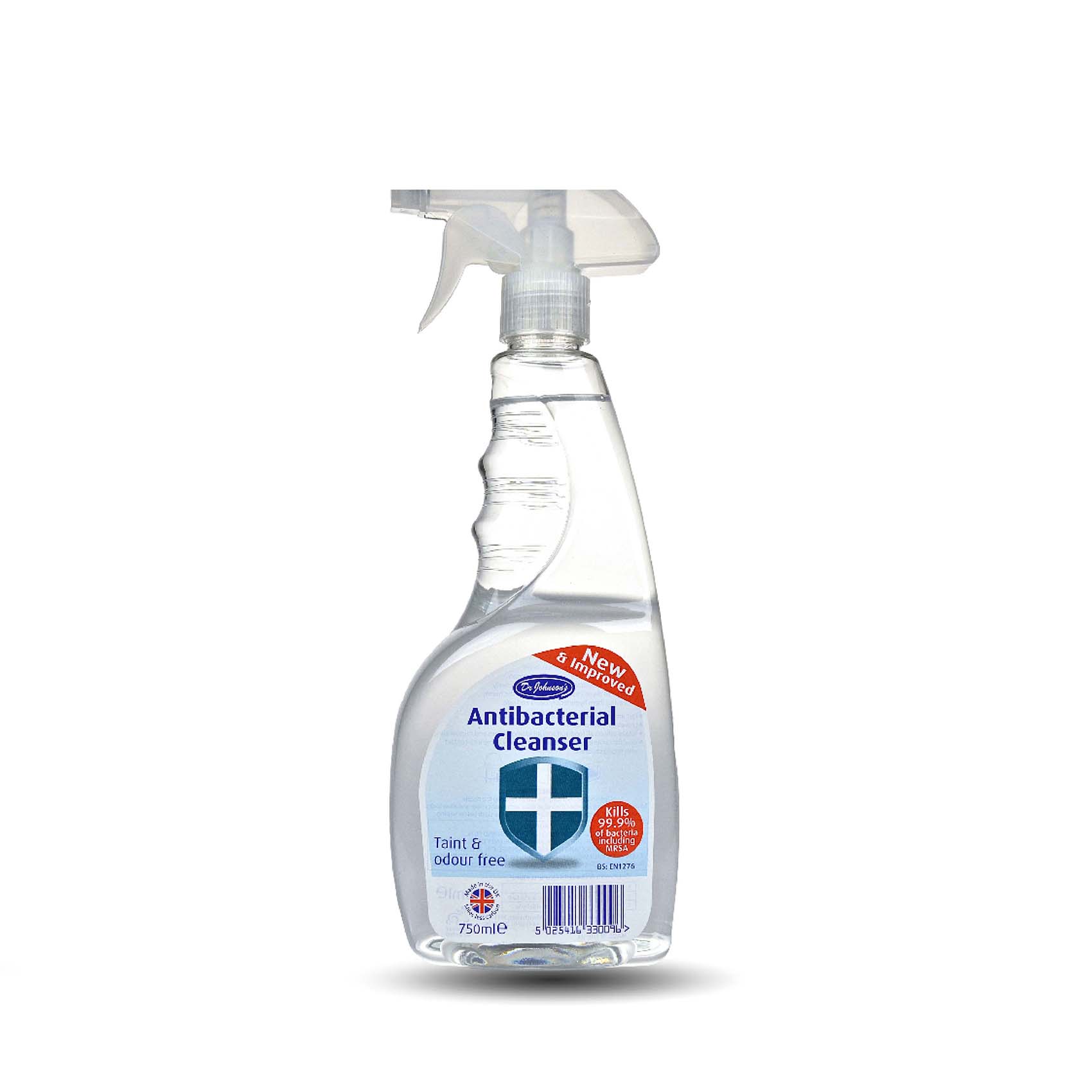 Dr. Johnsons Antibacterial Cleanser Trigger Spray 750Ml