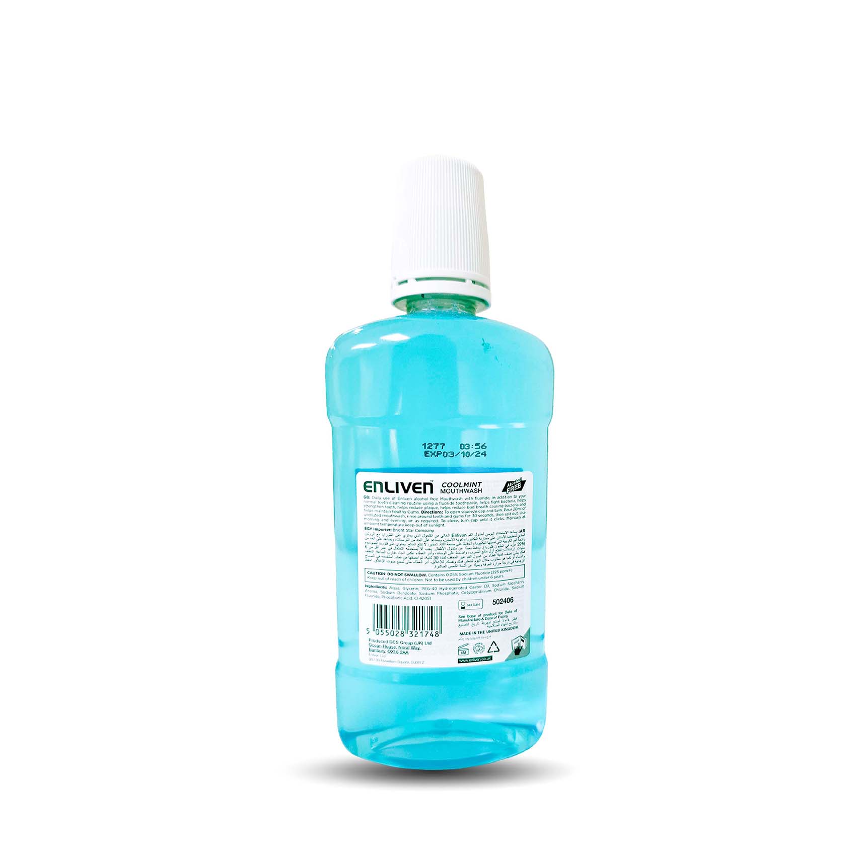 Enliven Mouthwash Cool Mint 500Ml - Image 2