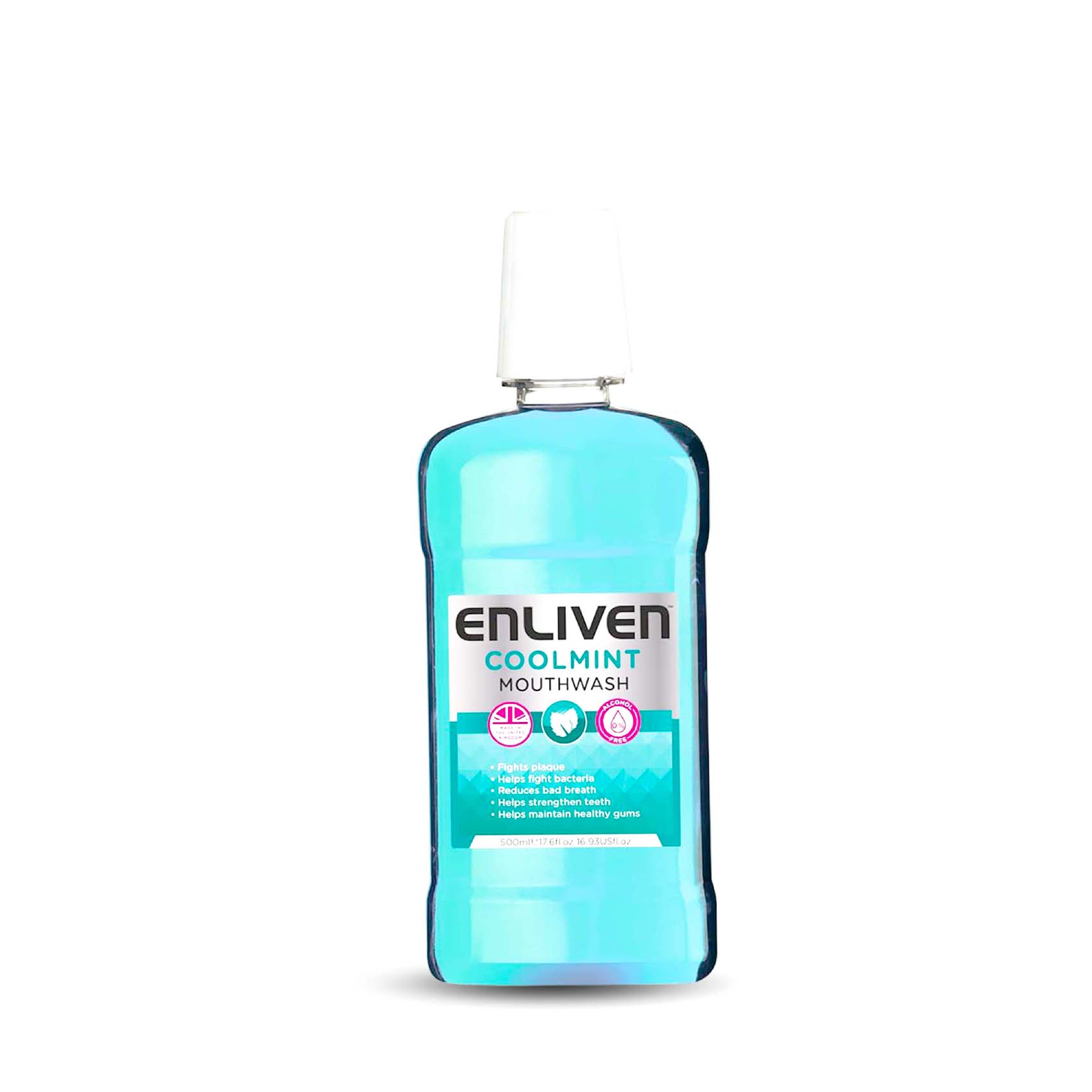 Enliven Mouthwash Cool Mint 500Ml