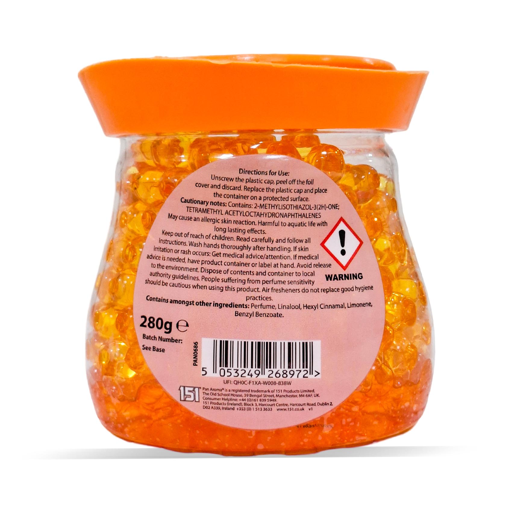 Pan Aroma Air Freshener Beads Cashmere & Apricot 280g - Image 2