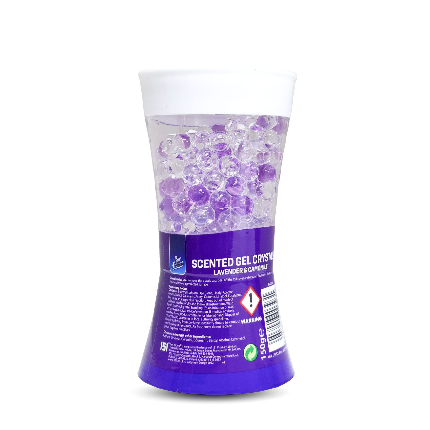 Pan Aroma /Crystals A/Fresh. Lav. & Camomile 150g - Image 2