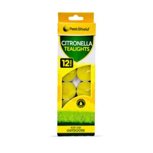 Pestshield Citronella Tealights Candle 12's